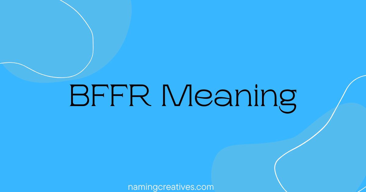 BFFR Meaning